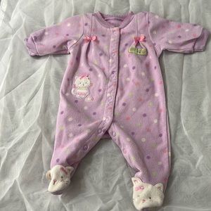 Baby girl sleep suit